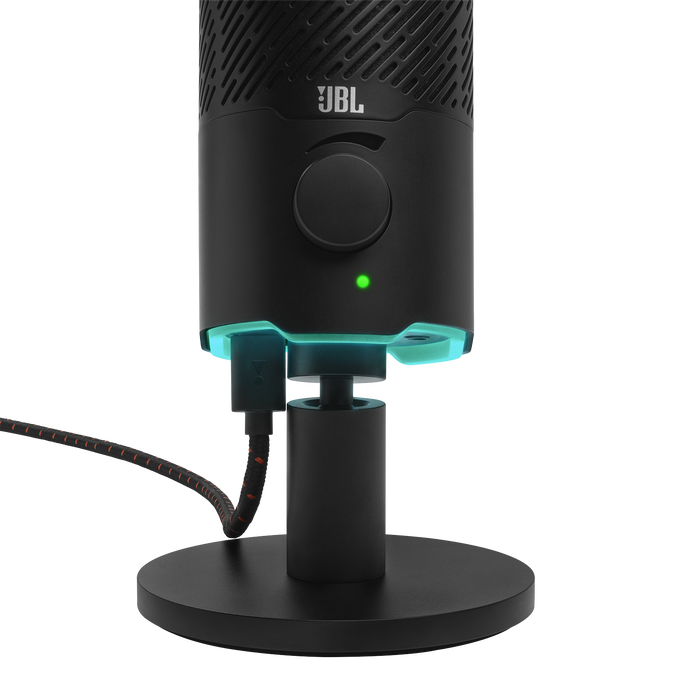 JBL Quantum Stream - Black - Dual pattern premium USB microphone for streaming, recording and gaming - Detailshot 3 image number null